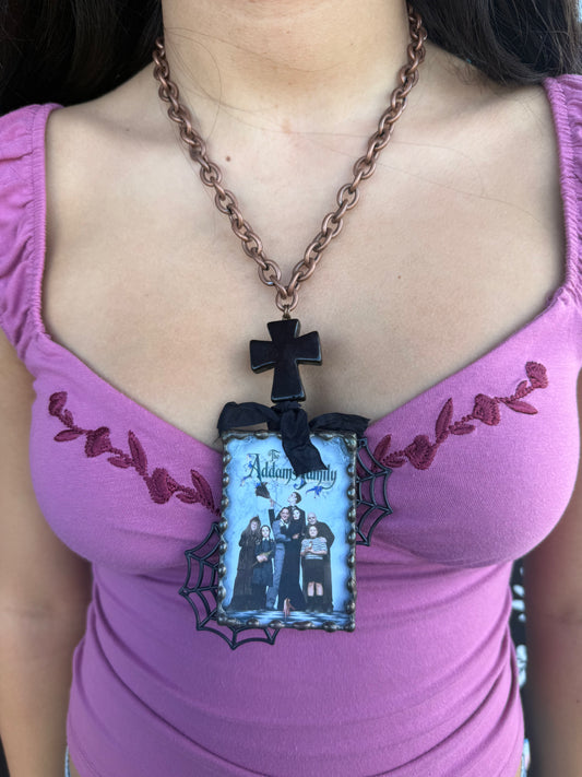 Vintage Adam’s Family Necklace