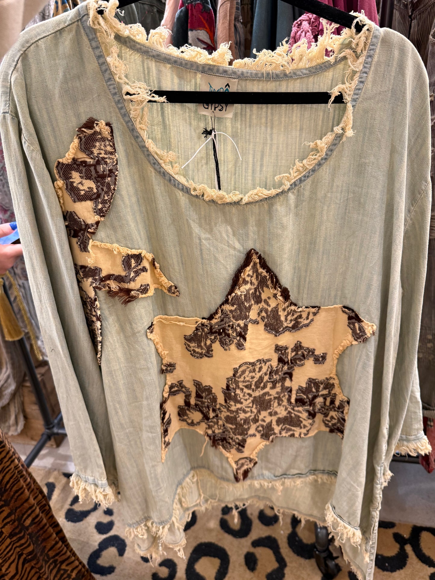PRE ORDER Indigo Soul Tunic Sky