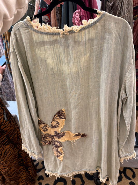PRE ORDER Indigo Soul Tunic Sky