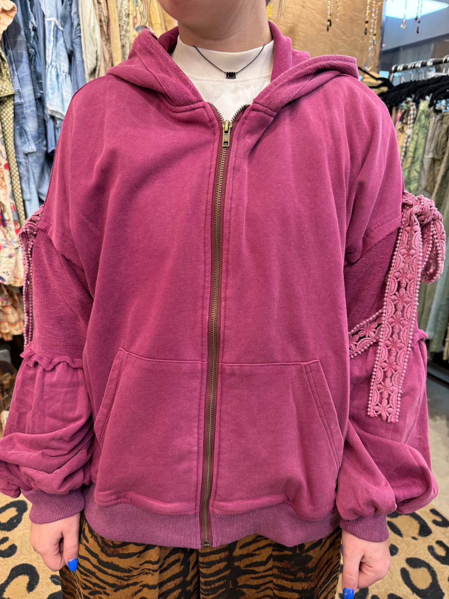 Purple Tied About Jacket