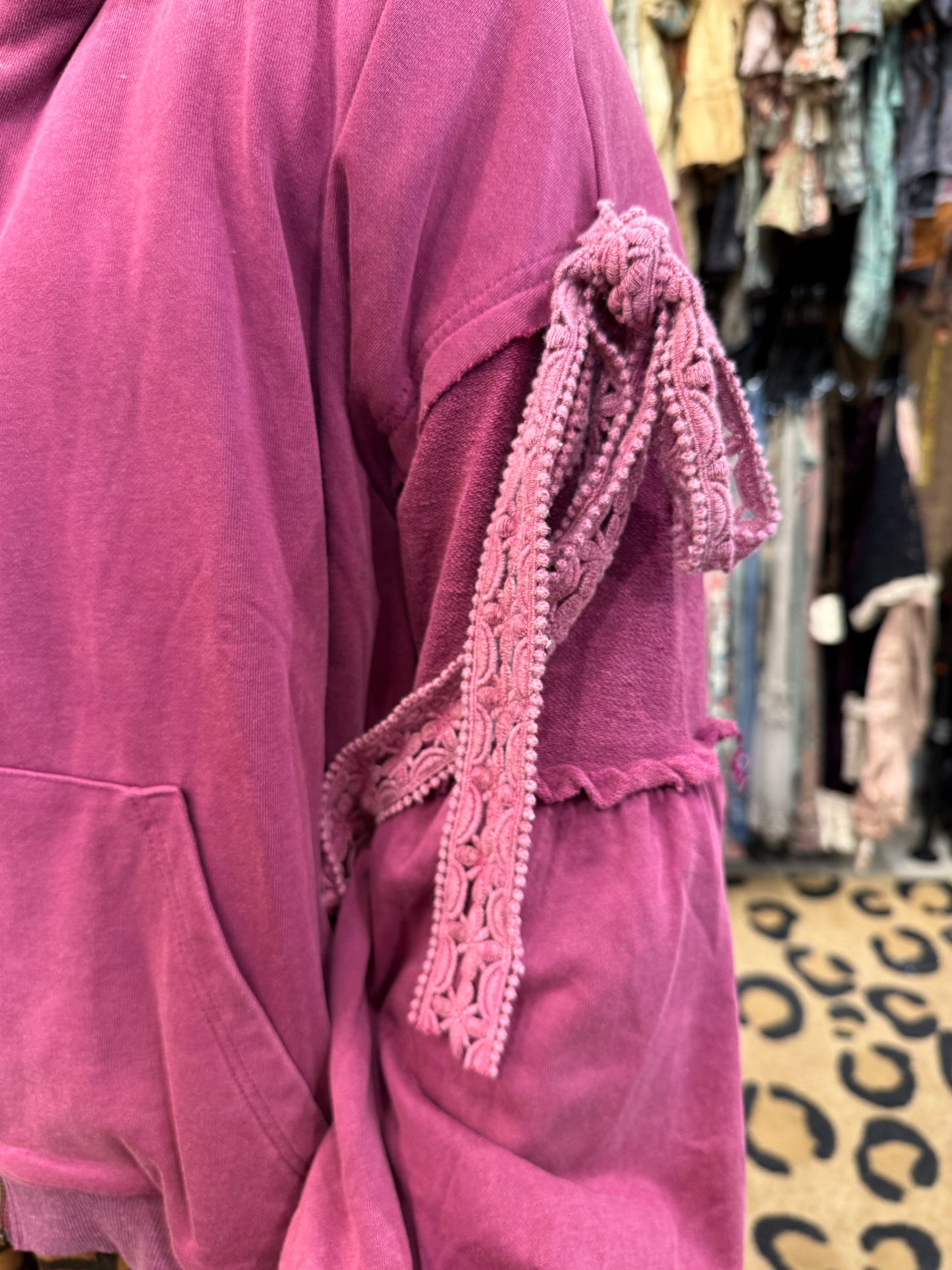 Purple Tied About Jacket