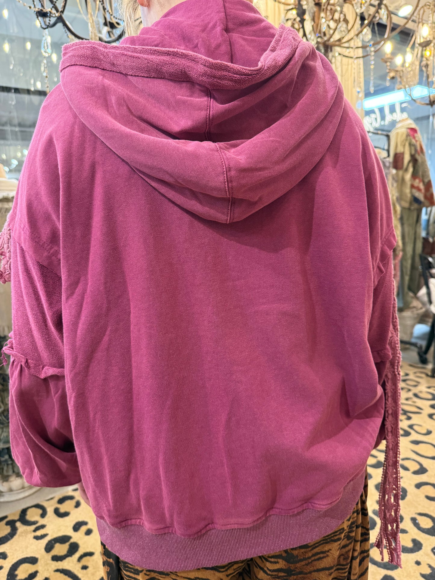 Purple Tied About Jacket