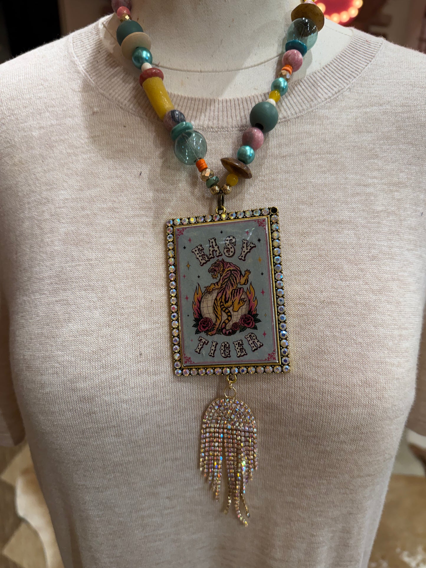 Easy Tiger Bling Necklace
