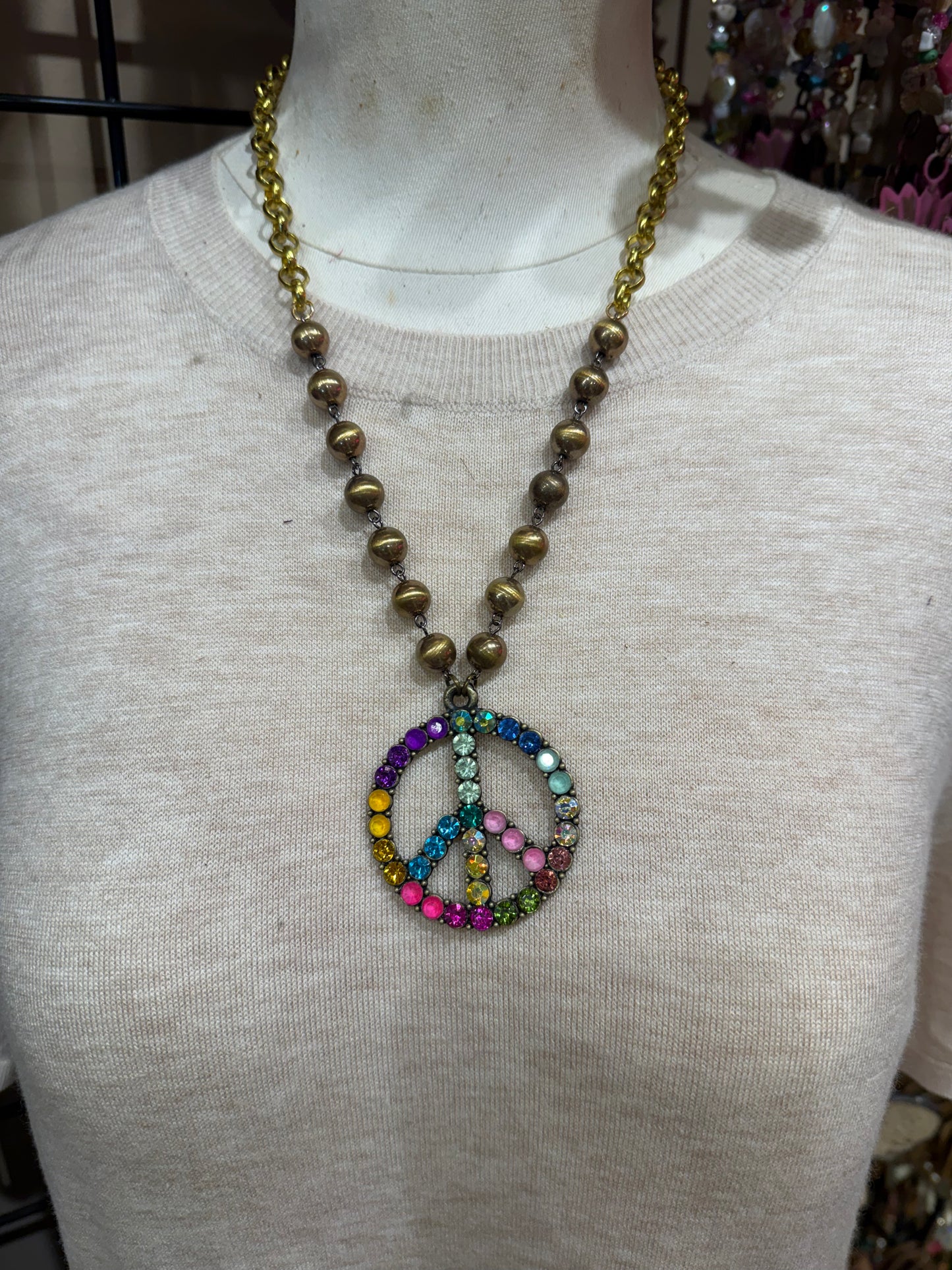 Gold Rainbow Necklace