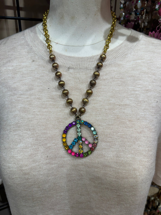 Gold Rainbow Necklace