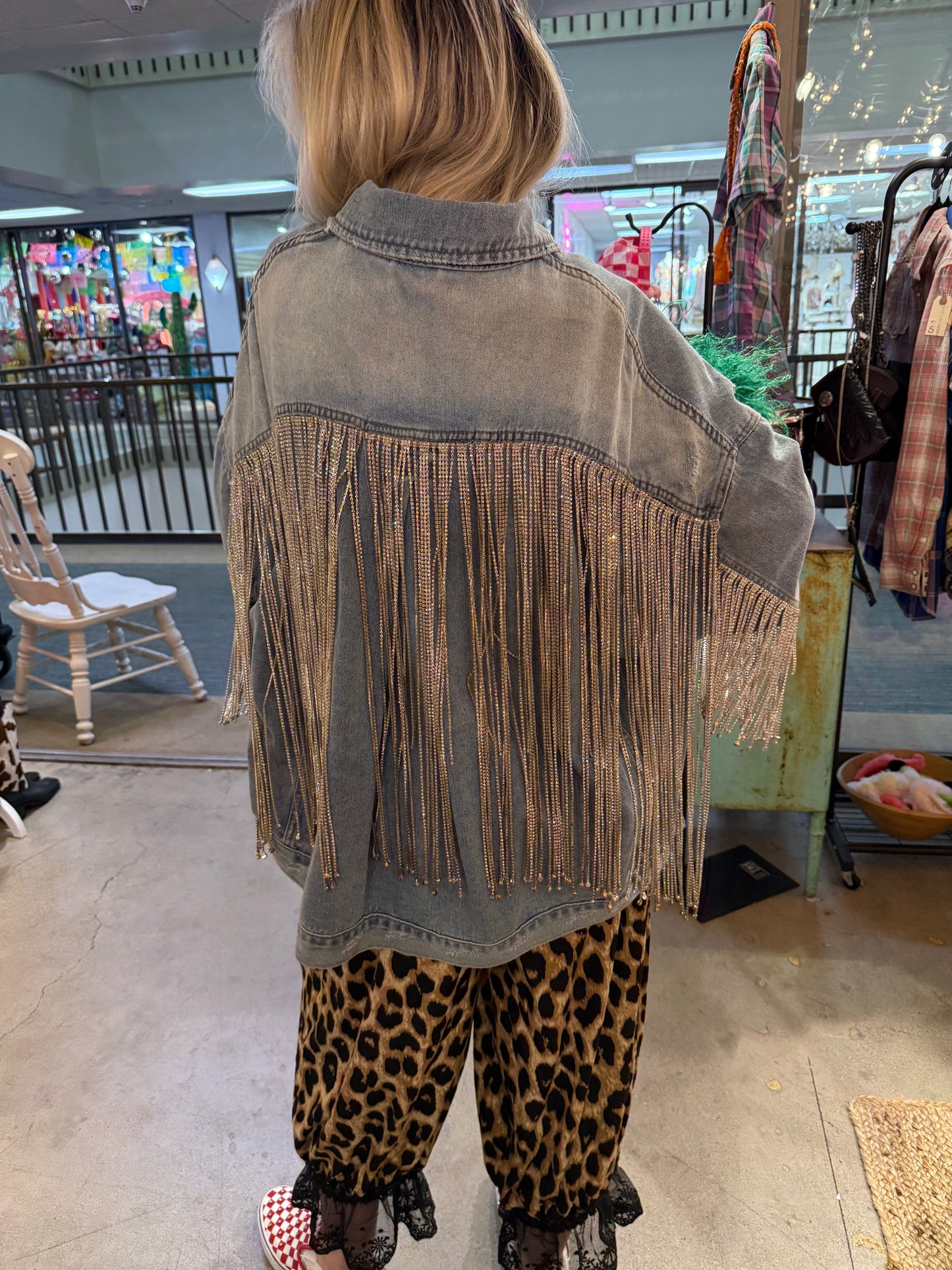 Handmade Bling Denim Jacket