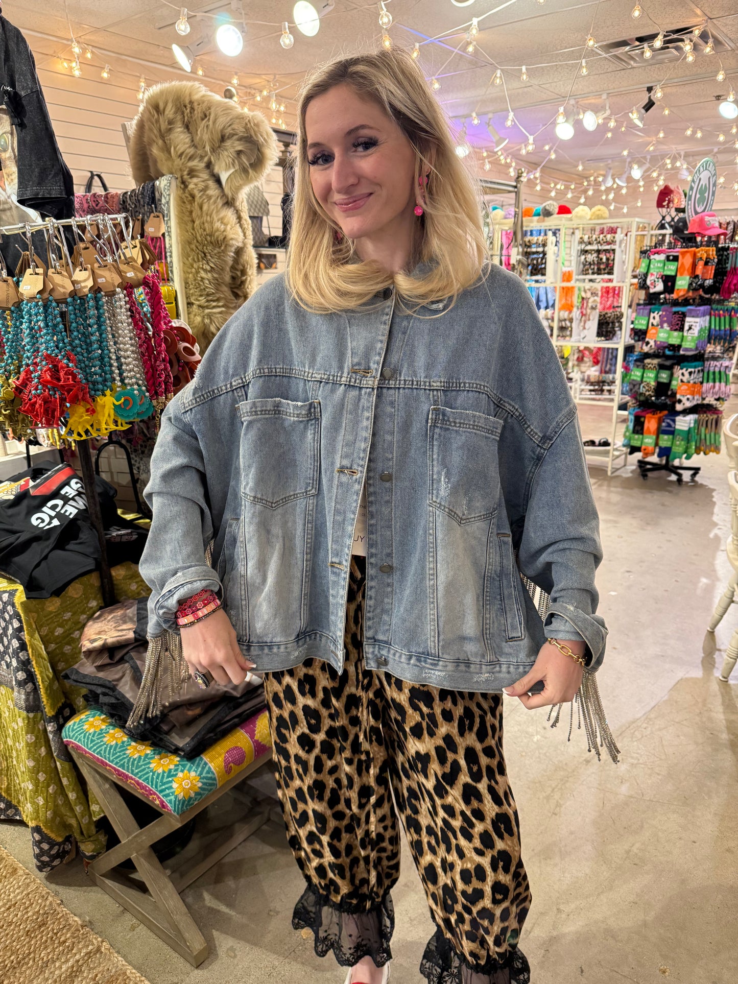Handmade Bling Denim Jacket