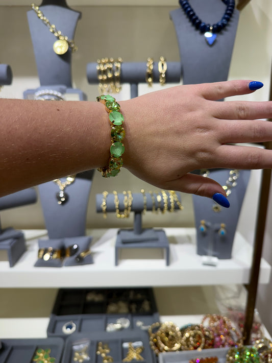 Mint Magic Stretch Bracelet