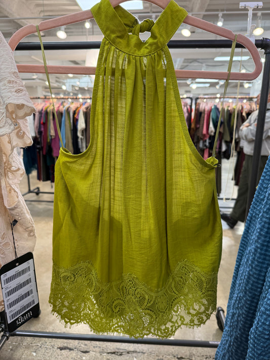 PRE ORDER Lime Lace Top