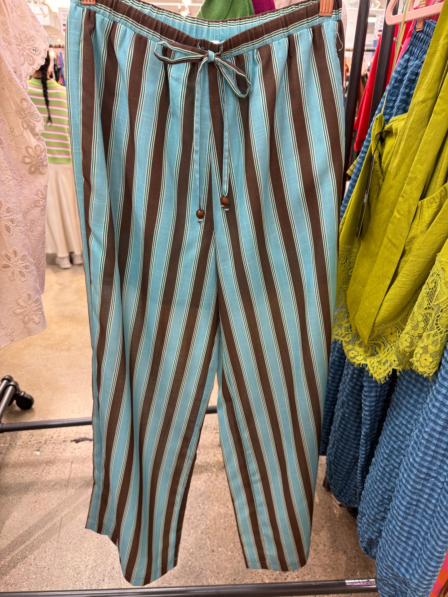 PRE ORDER Blue Multi Stripped Pants