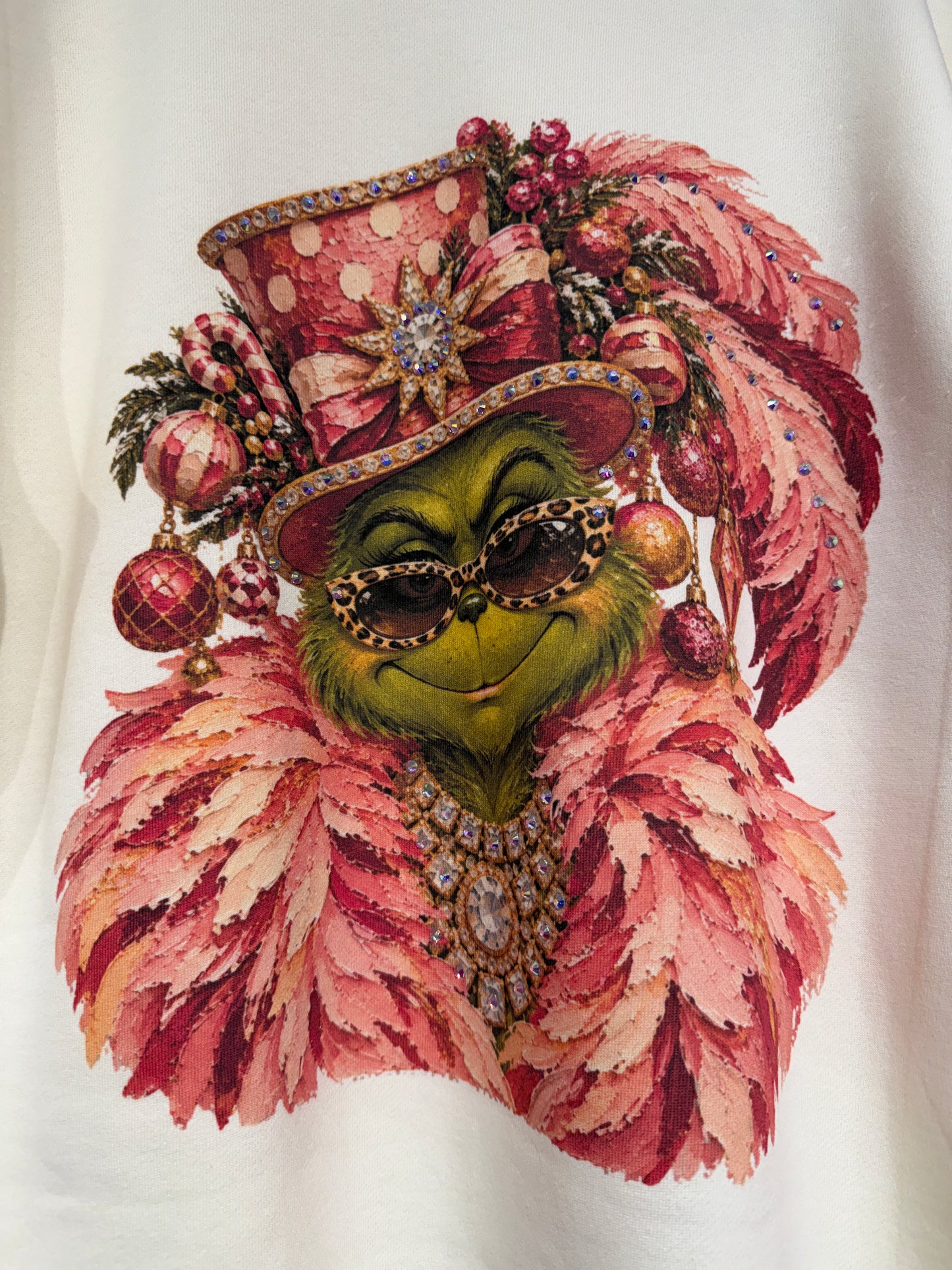 PRE ORDER Pink Feather Grinch