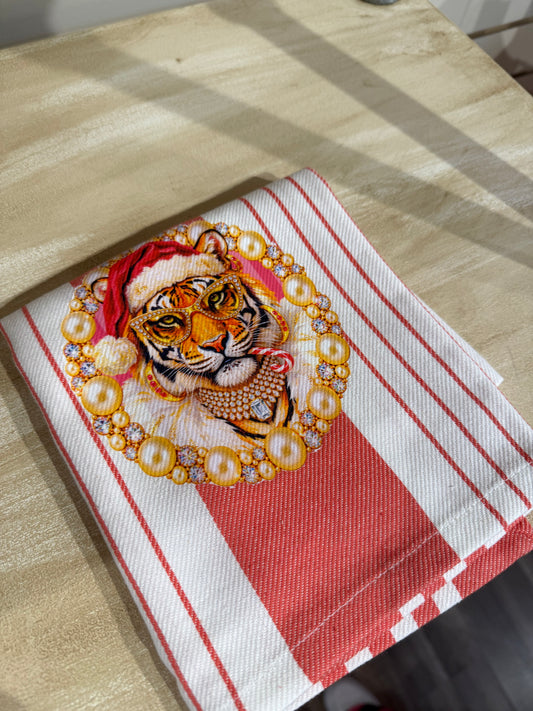 Kitchen Decorative Towel (Tiger red)