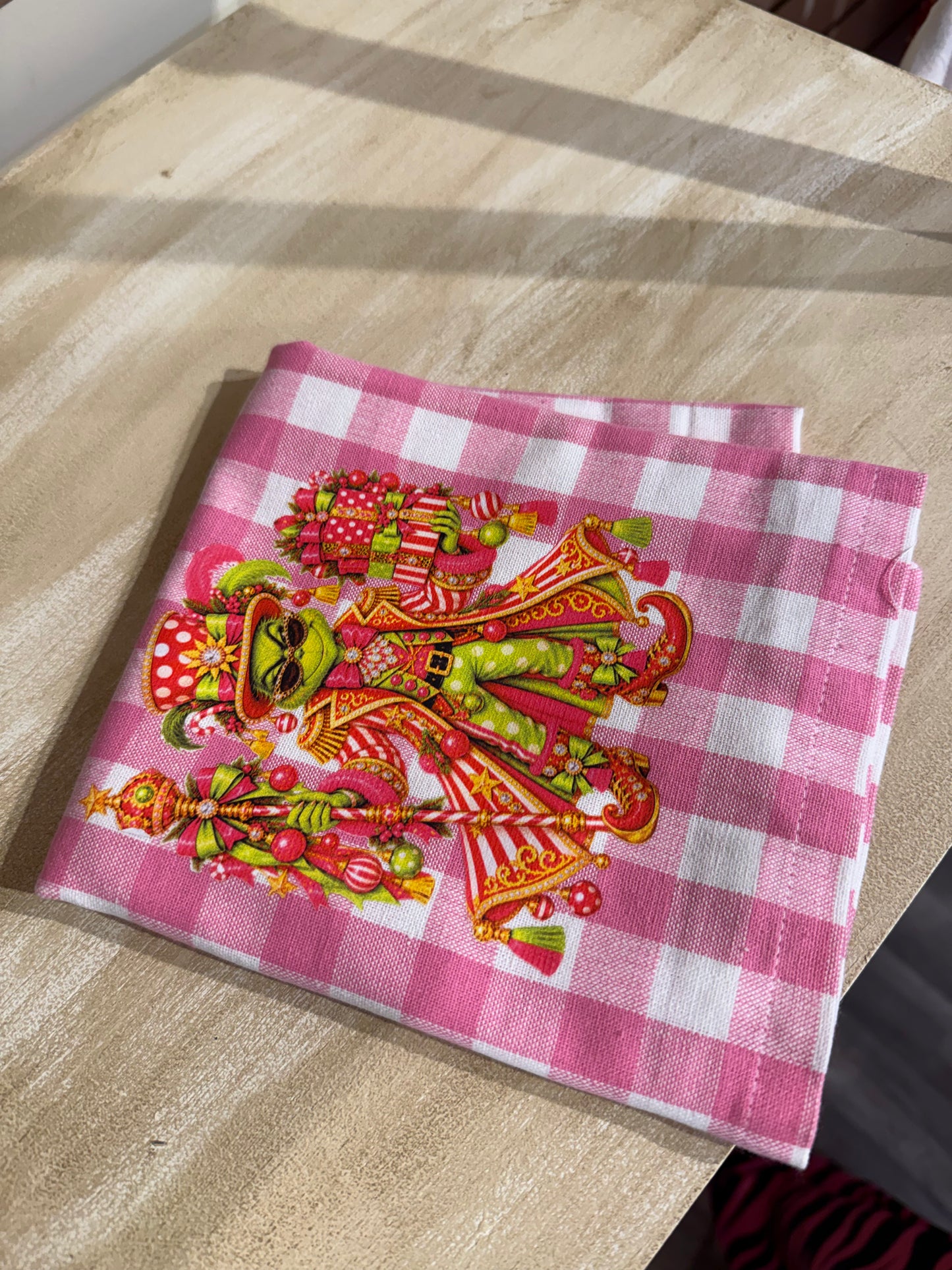 Kitchen Decorative Towel (grinch)
