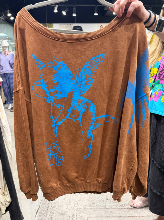 BLUE LOVE CHERUB