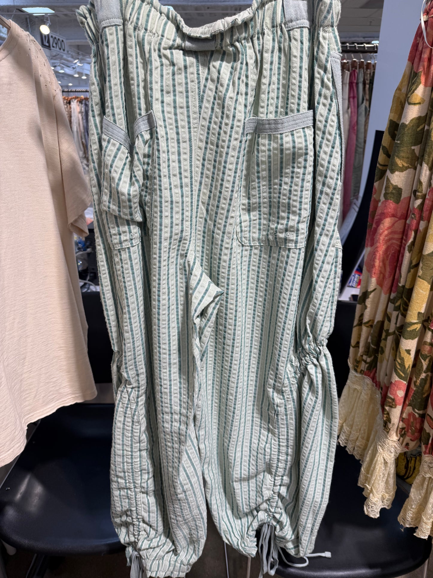 PRE ORDER Boho Mint Striped Pants