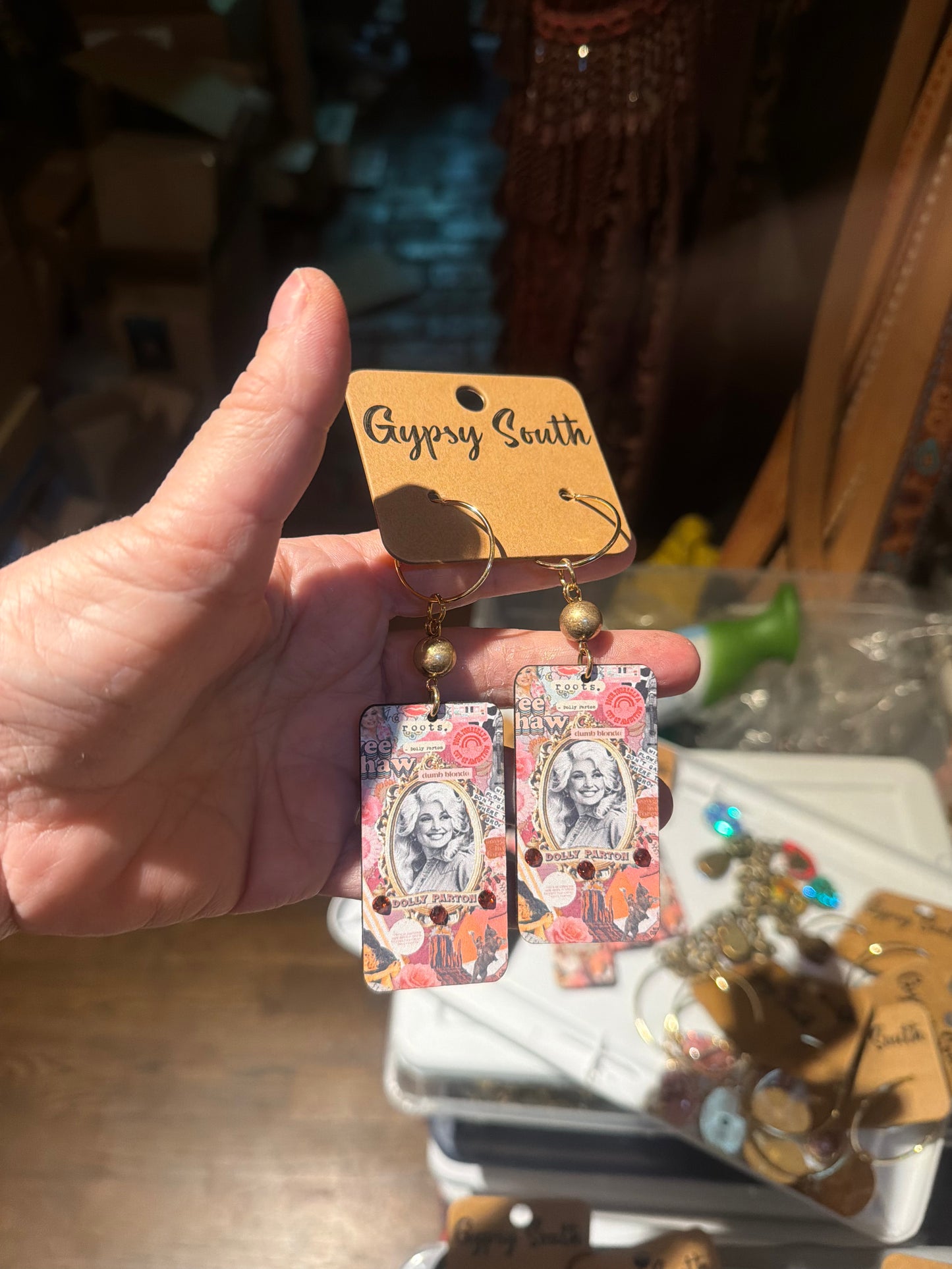 Dolly Parton Roots Earrings