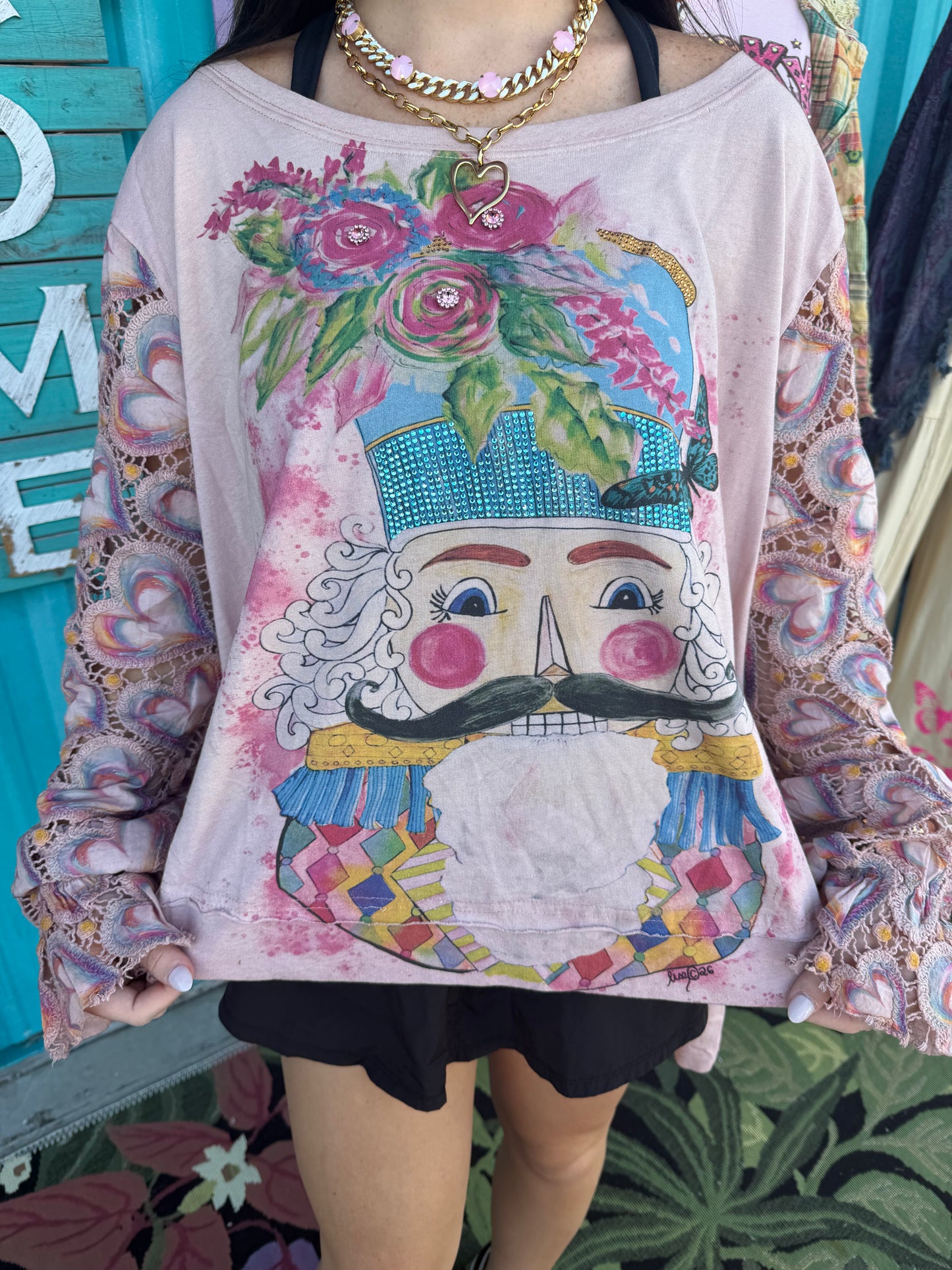 Holiday Bloom Nutcracker Shirt
