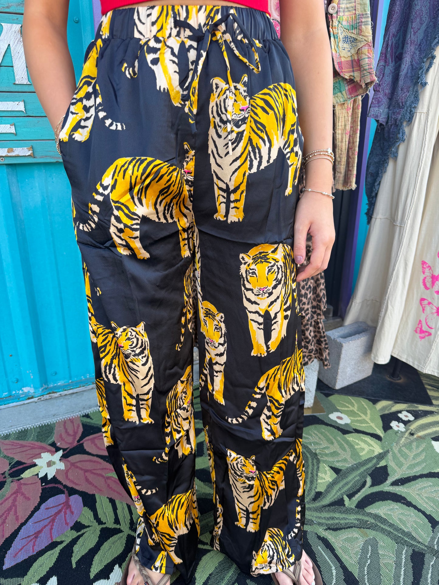 Tiger Wide Leg Pants Bengal