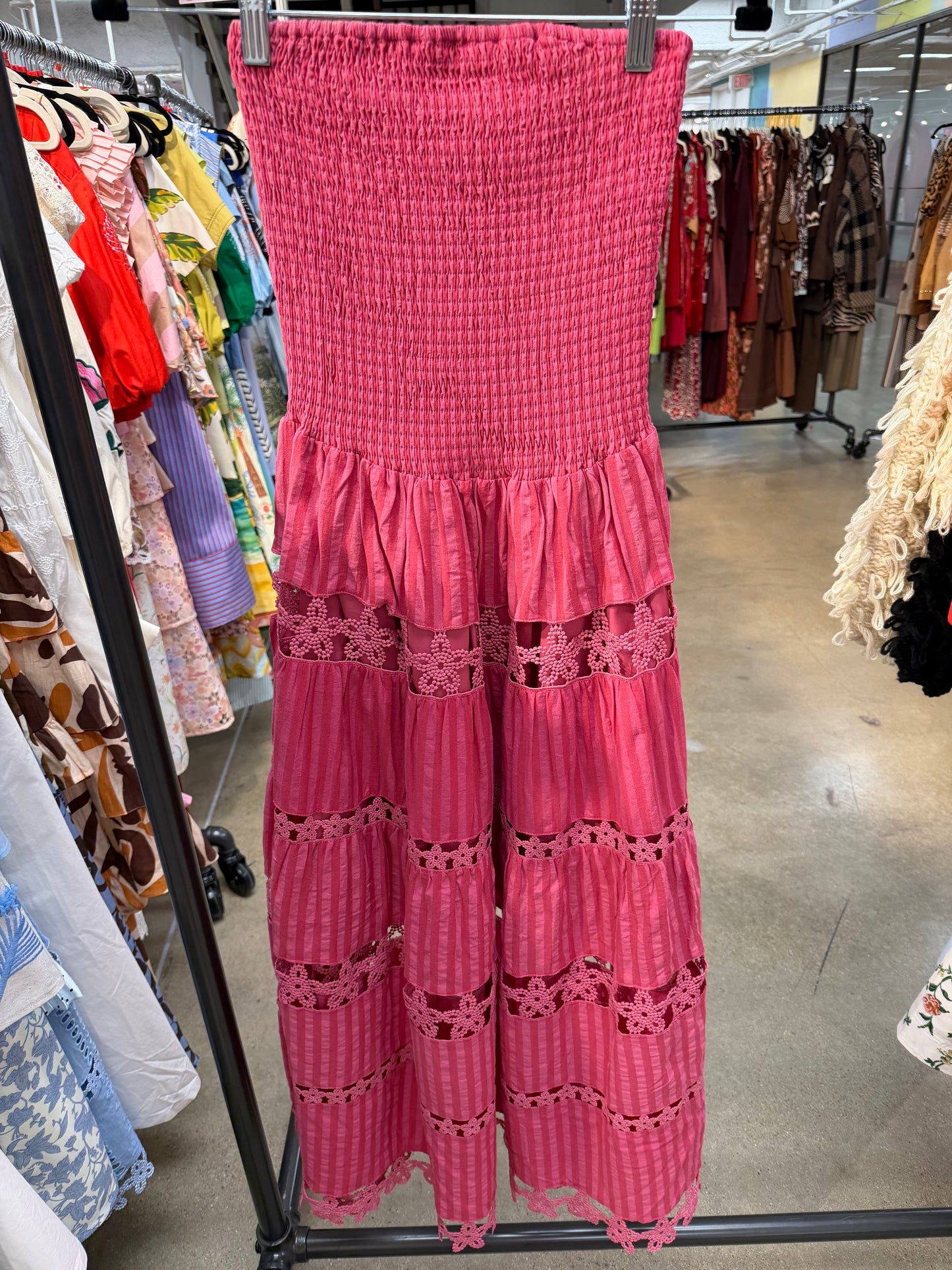 PRE ORDER Fuchsia Striped Sundress