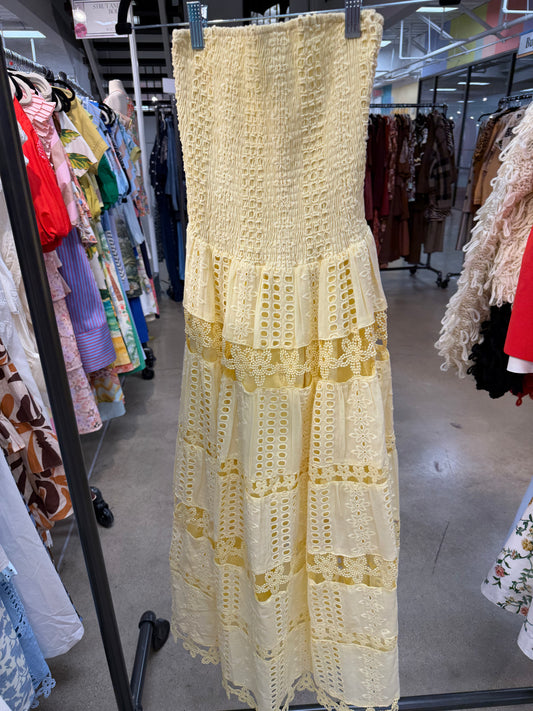 PRE ORDER Pastel Yellow Striped Sundress