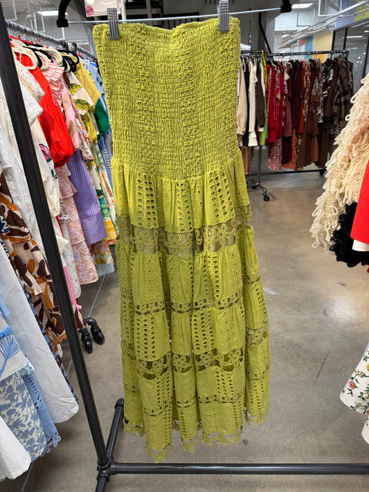 PRE ORDER Chartreuse Striped Sundress