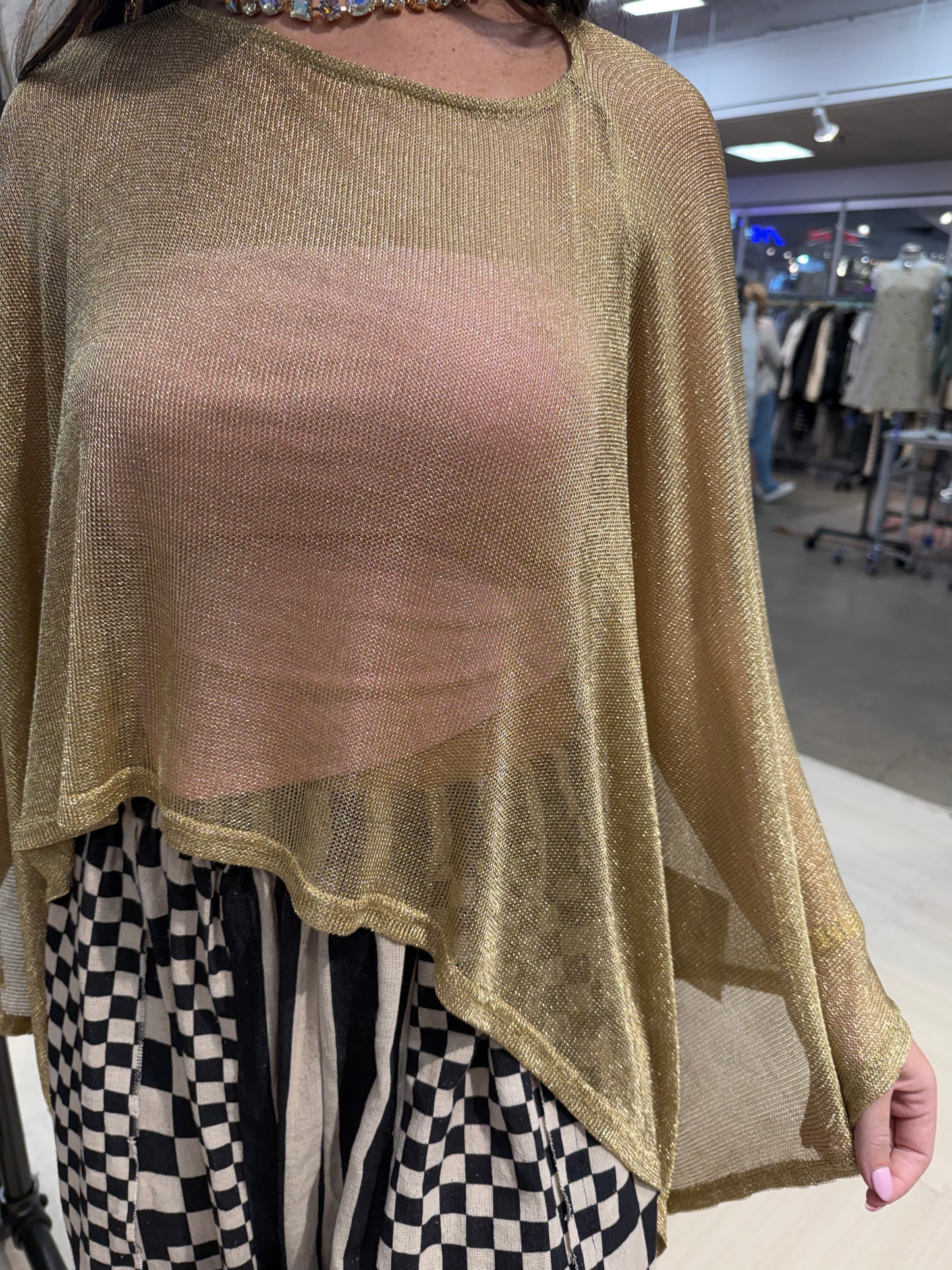 Pre Order: Gold Shiny Cape