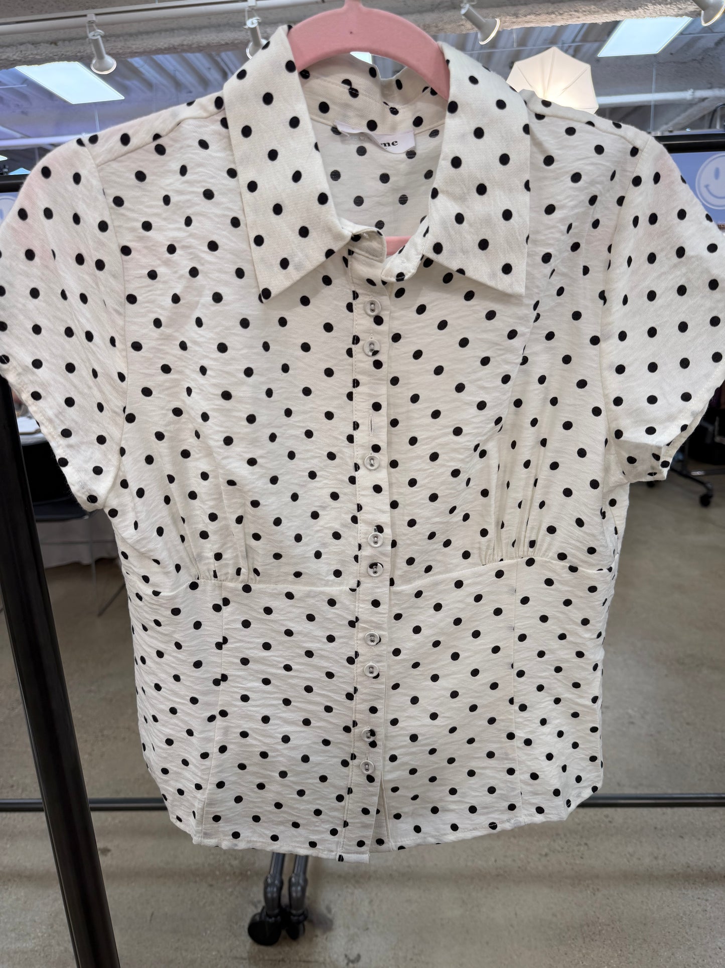 PRE ORDER Polka Dot Collar Shirt