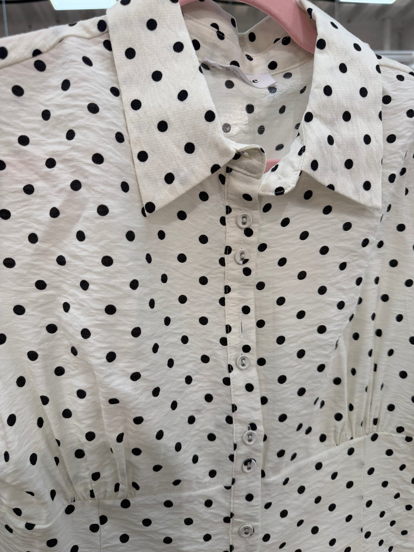 PRE ORDER Polka Dot Collar Shirt