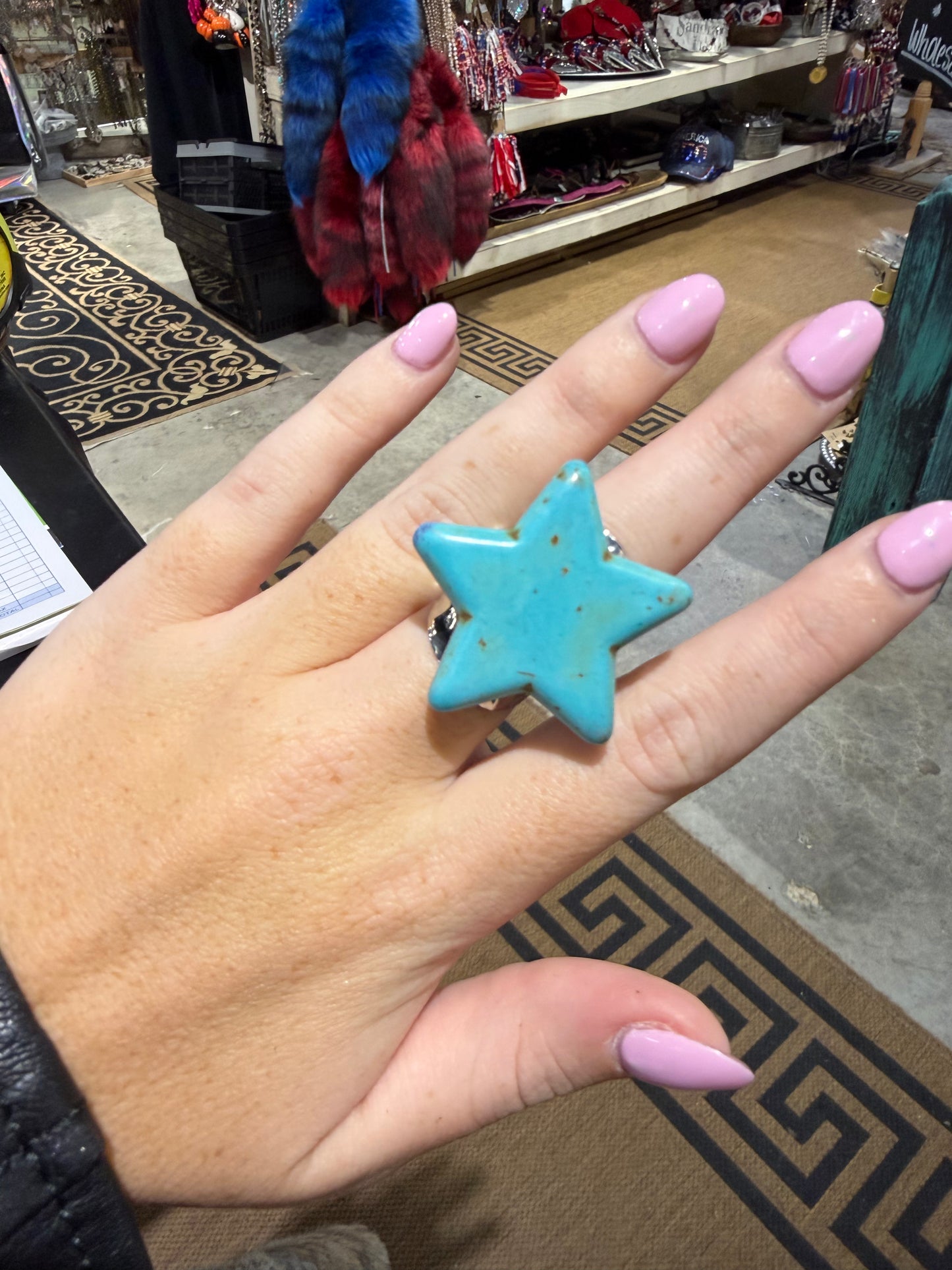 Blue Star Ring