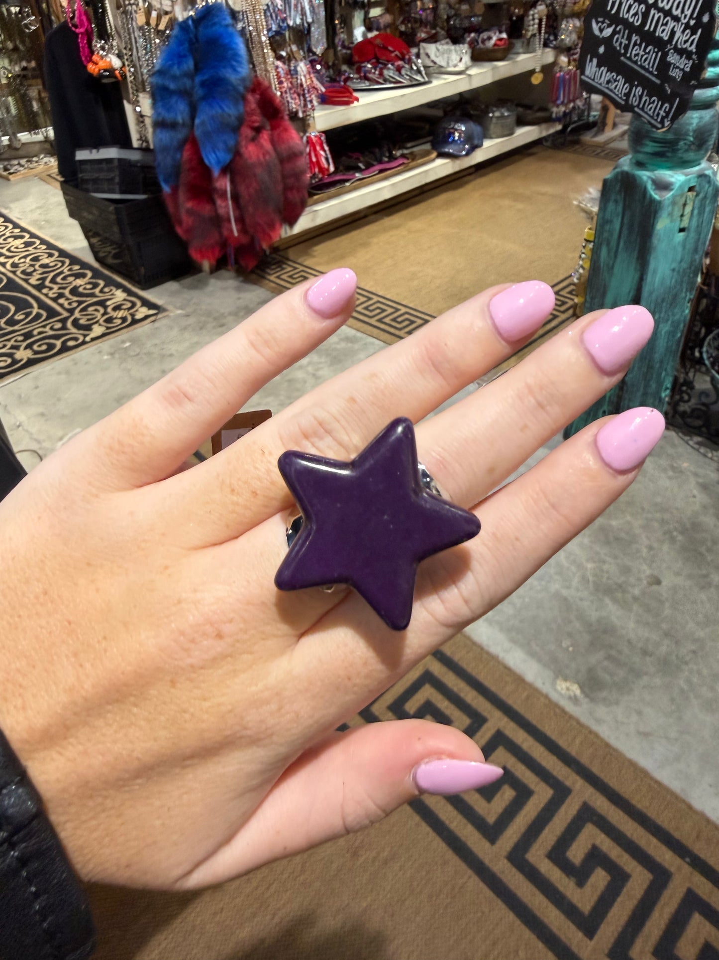 Purple Star Ring