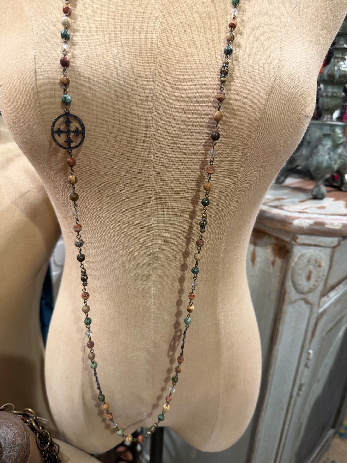 Boho Beaded Necklace
