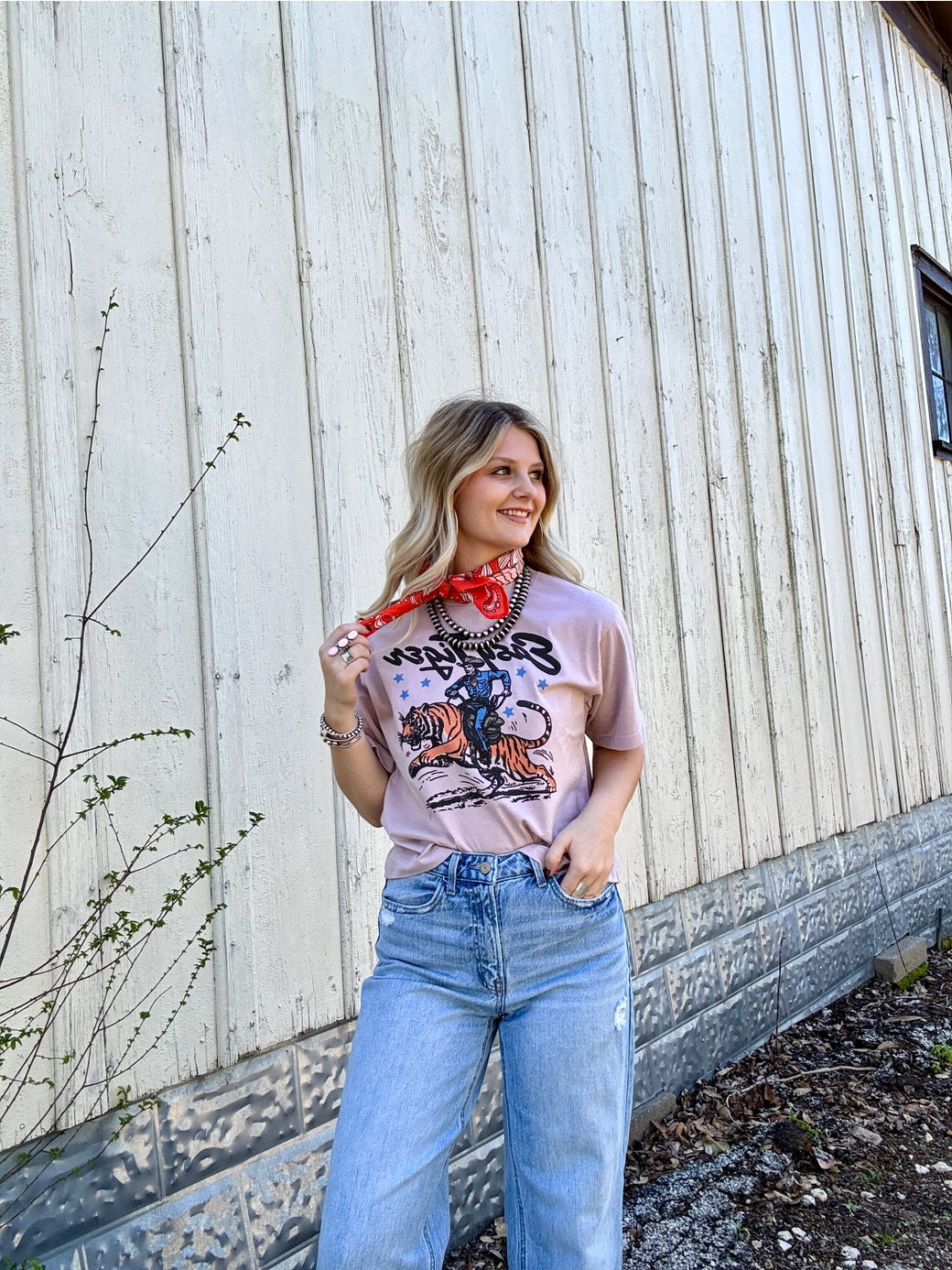 Easy Tiger Cropped T-Shirt