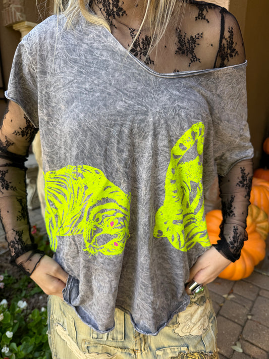 Mineral Grey Tiger Tee
