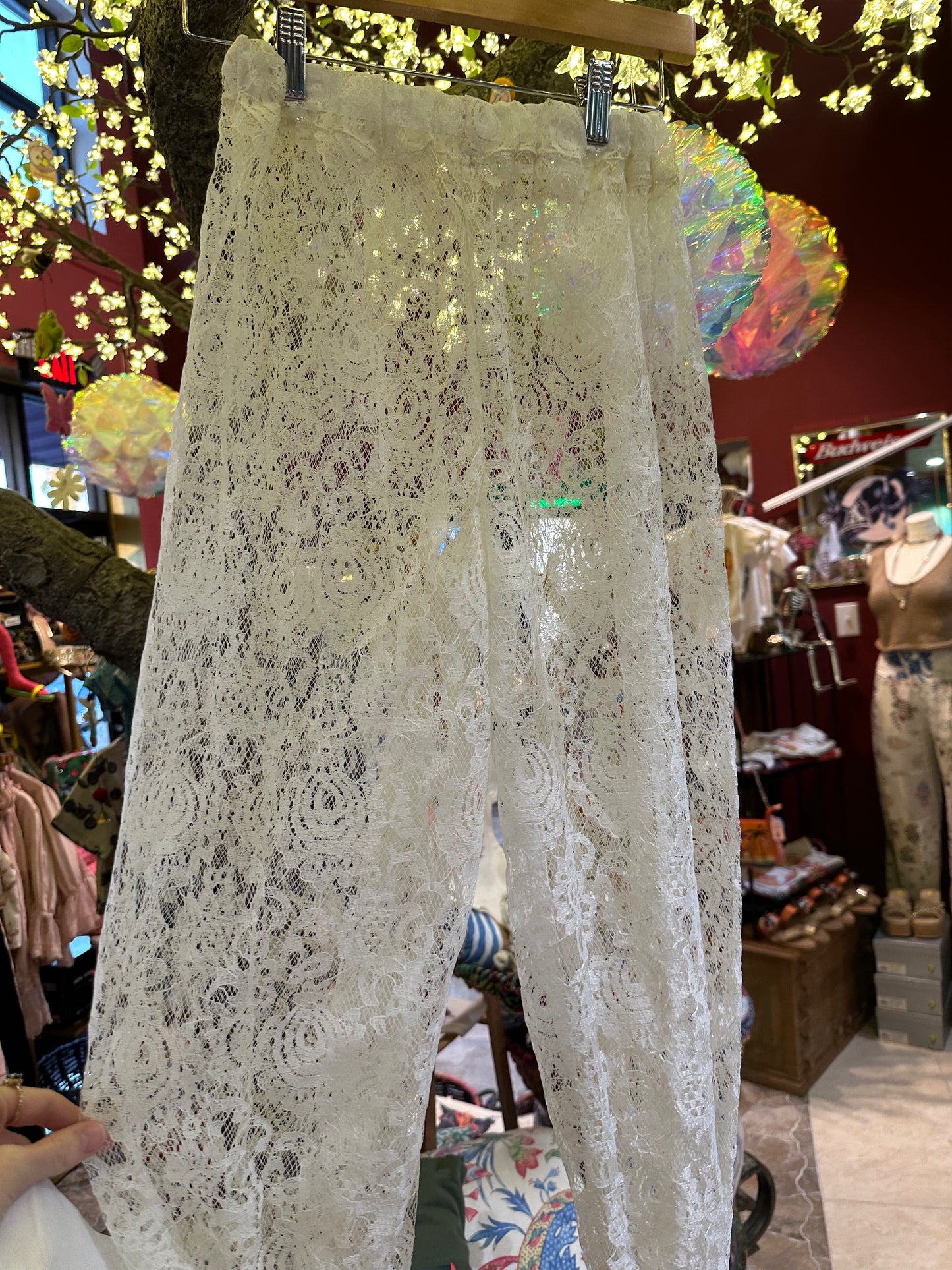 White Lace Bloomers