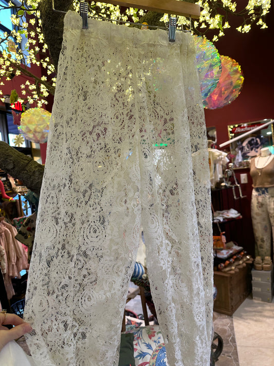 White Lace Bloomers