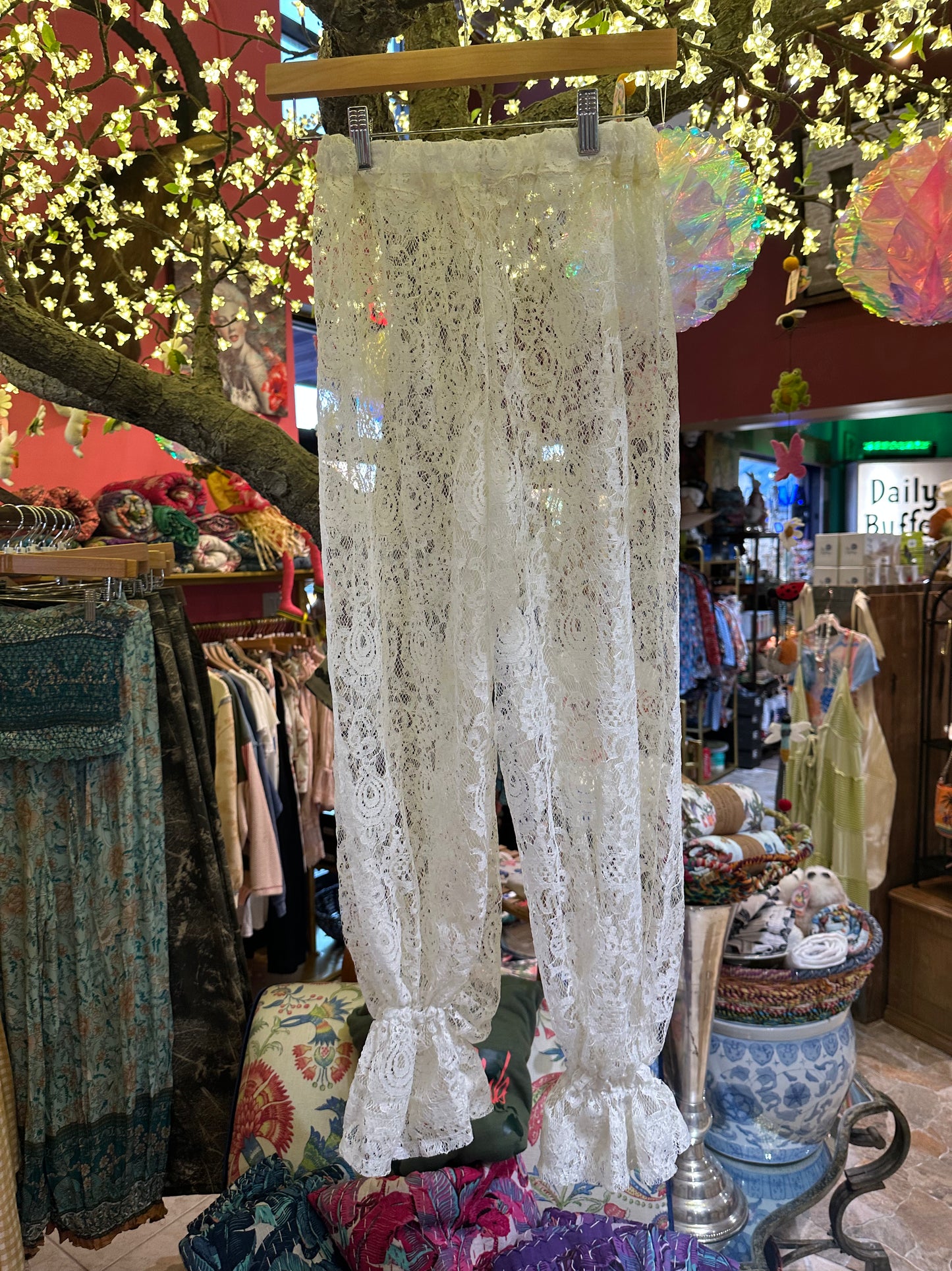 White Lace Bloomers