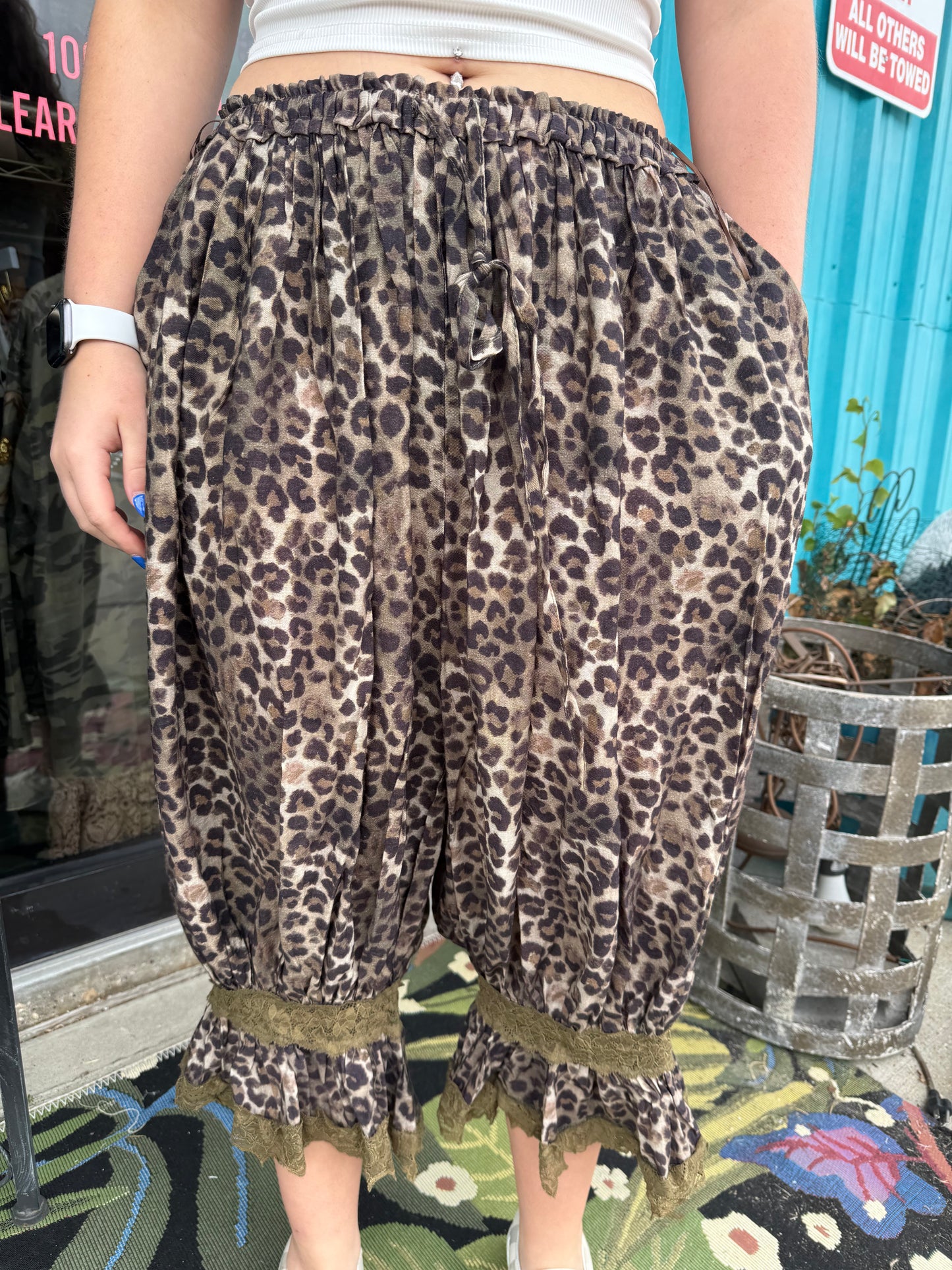 Brown Leopard Bloomers