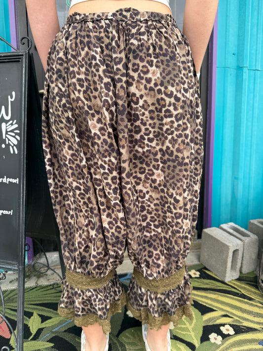 Brown Leopard Bloomers