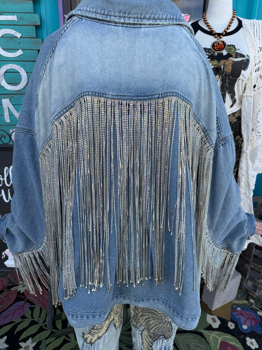 Handmade Bling Denim Jacket