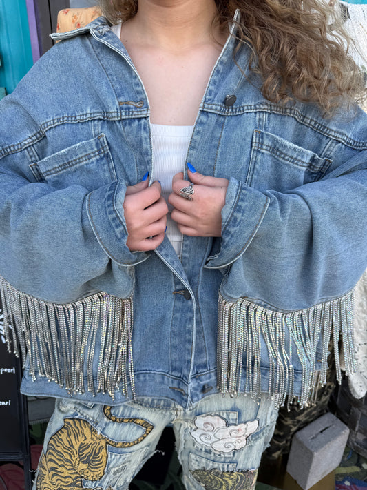 Handmade Bling Denim Jacket