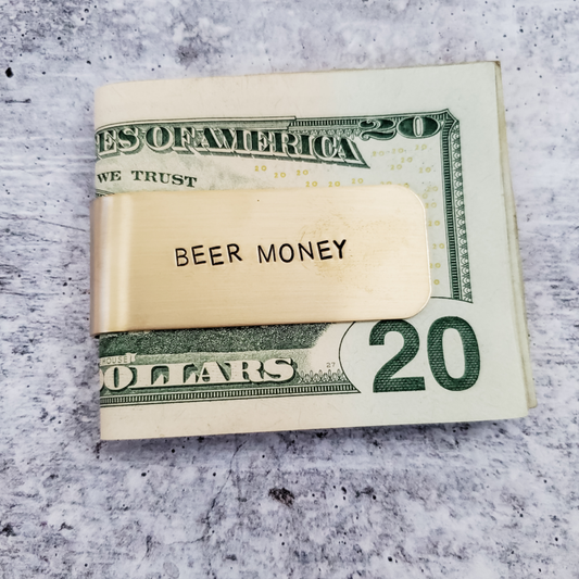 Beer Money Money Clip