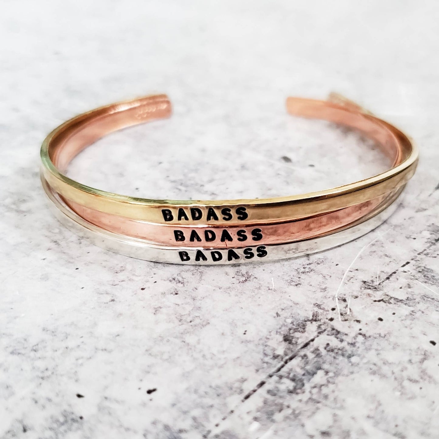 BADASS Skinny Adjustable Cuff Bracelet