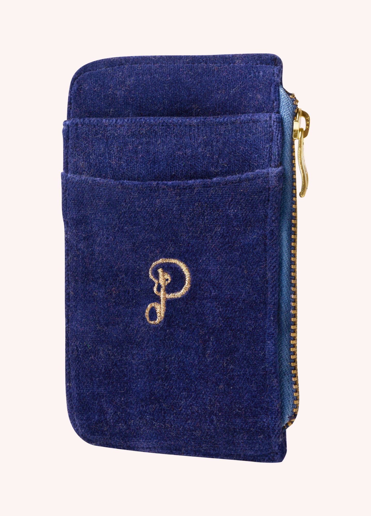 Velvet Card Holder - Jolly Jelly - Navy