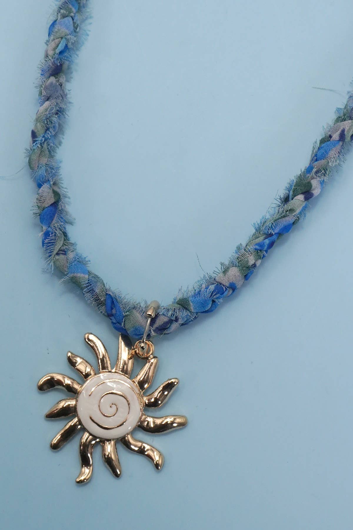 SCARF NECKLACE-INTERCHANGEABLE STARFISH SUN CHARM