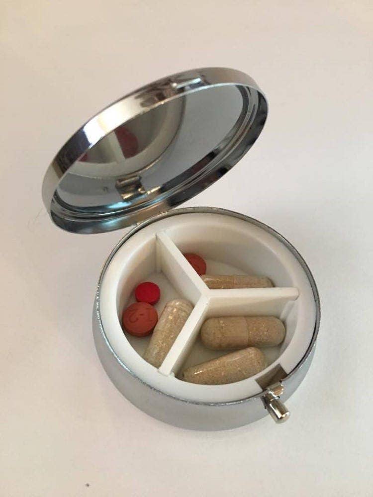 Flapper Ziegfeld Follies Pill Box Case Pillbox Holder