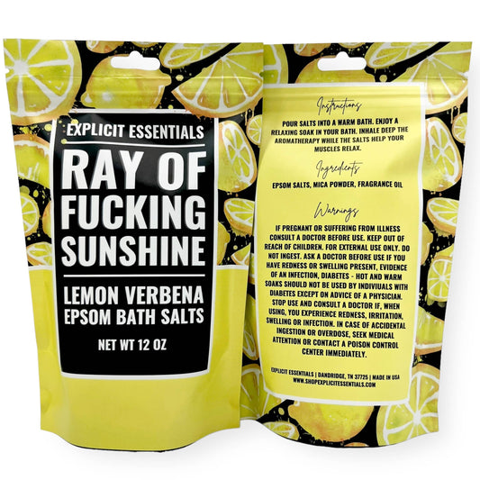 Ray of F*cking Sunshine Epsom Bath Salts 12oz Bag