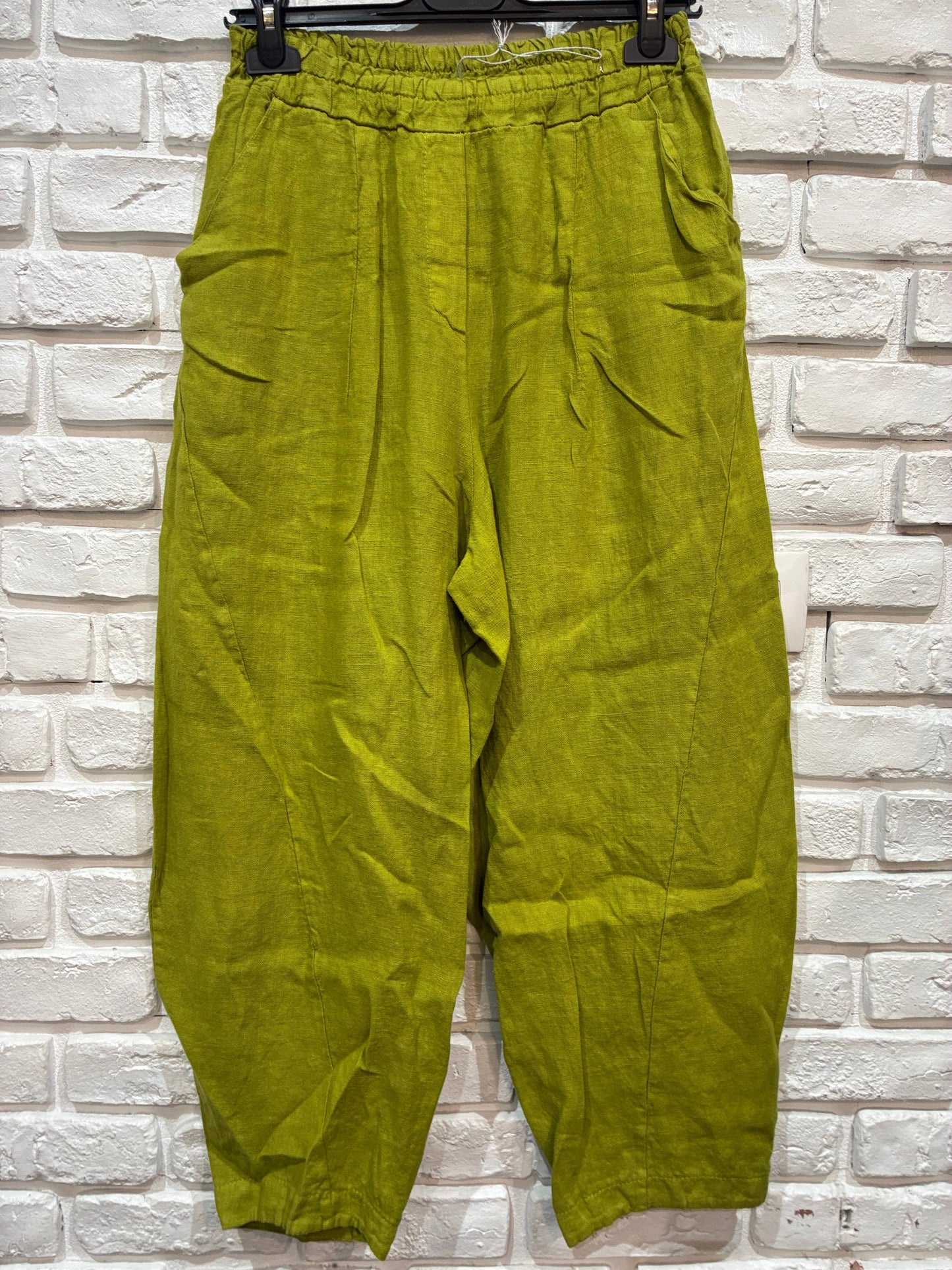 Barrel Pants  100% linen