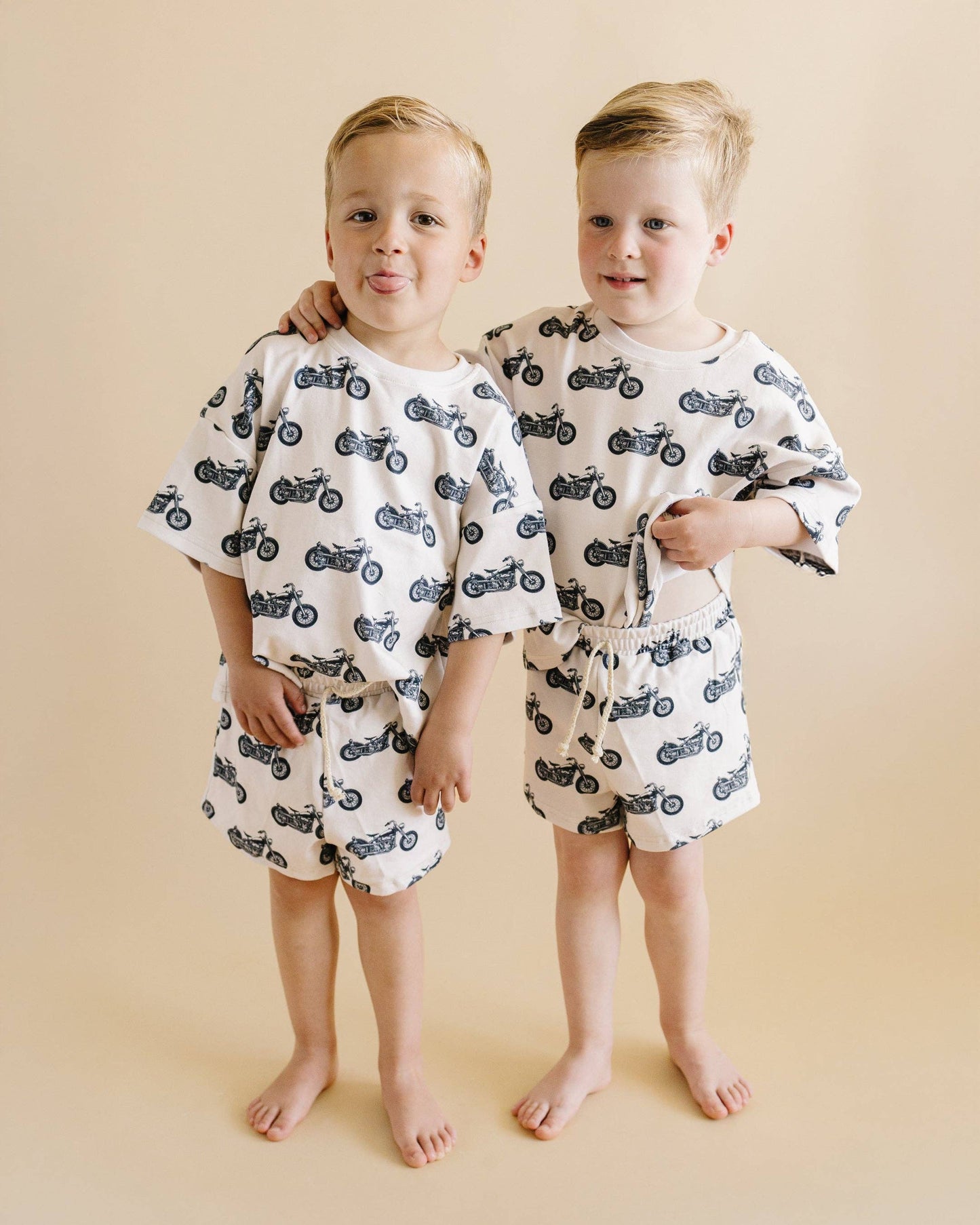 Baby & Kids Shorts Set | Born to Ride