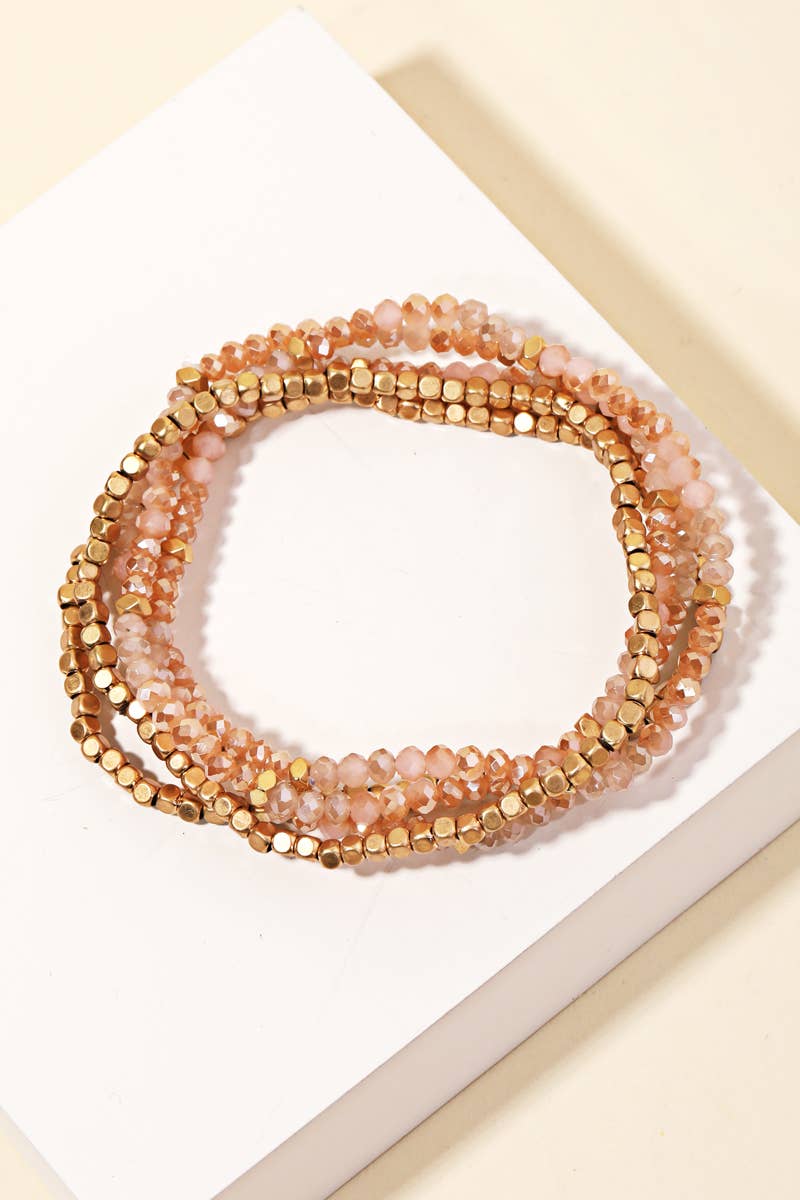 Beaded Stackable Bracelet Set