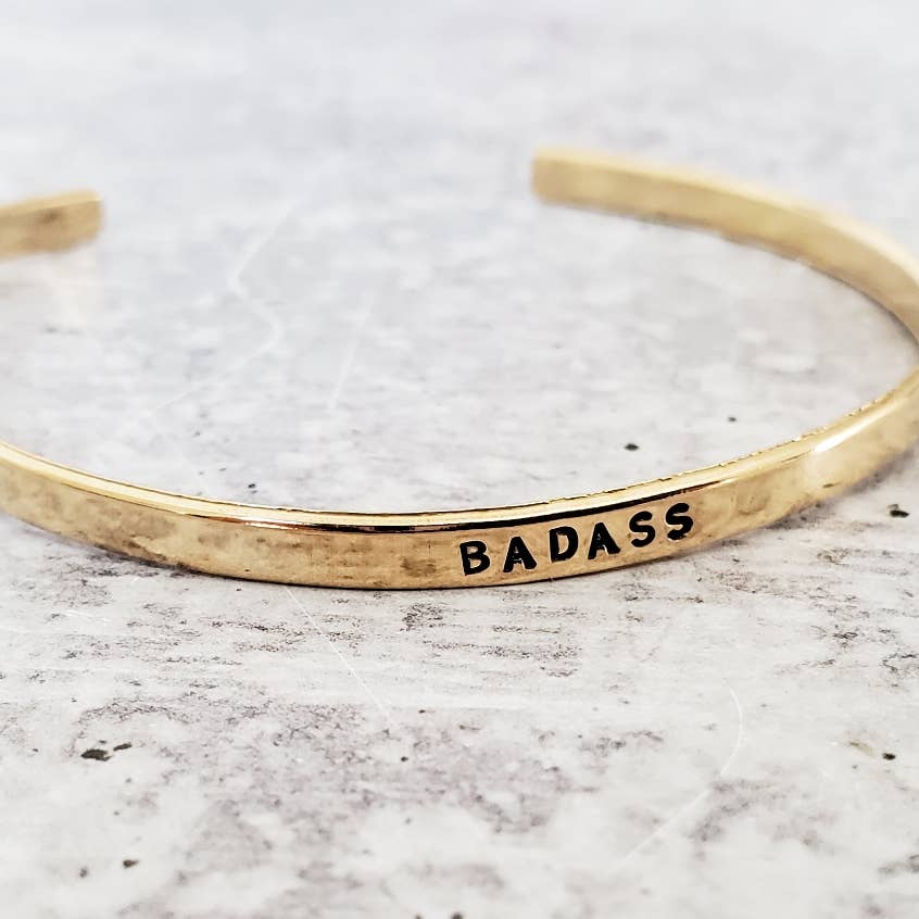 BADASS Skinny Adjustable Cuff Bracelet